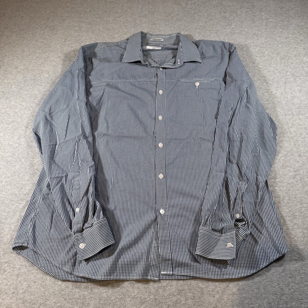 Calvin Klein Men's Shirt Button Up XL Slim Fit